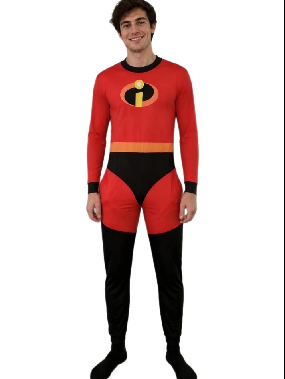 Disney Pixar The Incredibles Costume Jumpsuit Adult XL No Pad